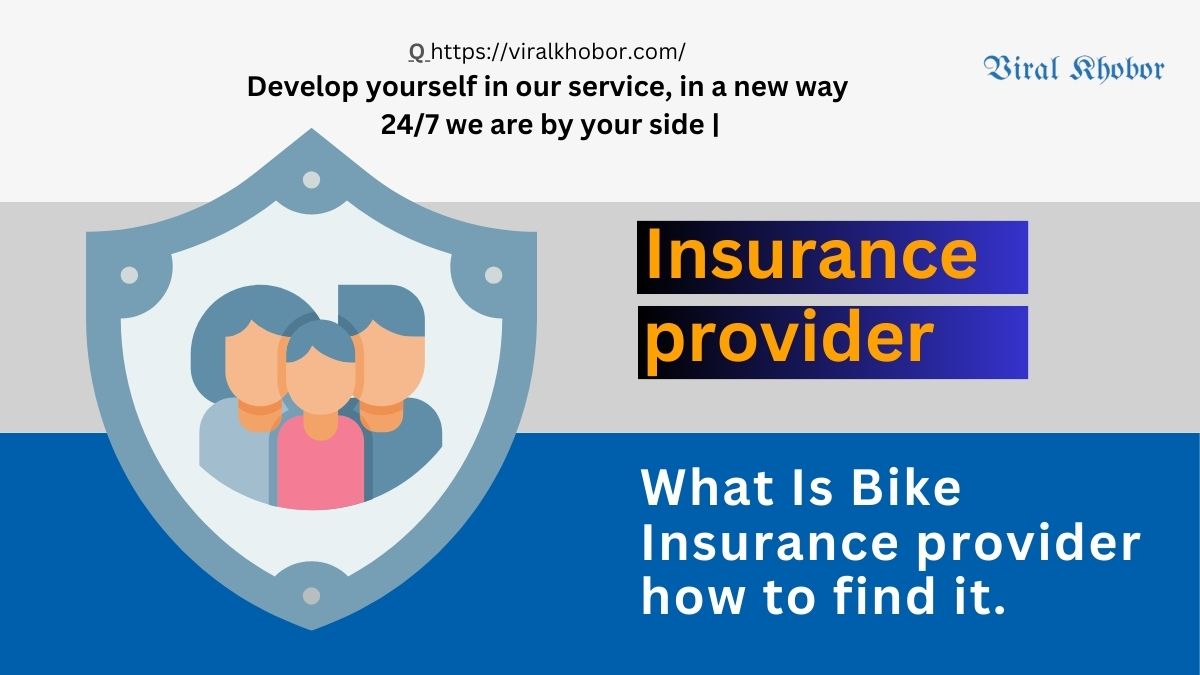 Insurance provider how to find it.